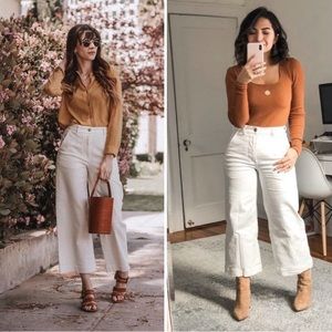 NWT Everlane High Waist Wide Leg Pants